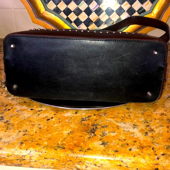 Cristian Black and Brown Leather Bag - Picture 3 of 5